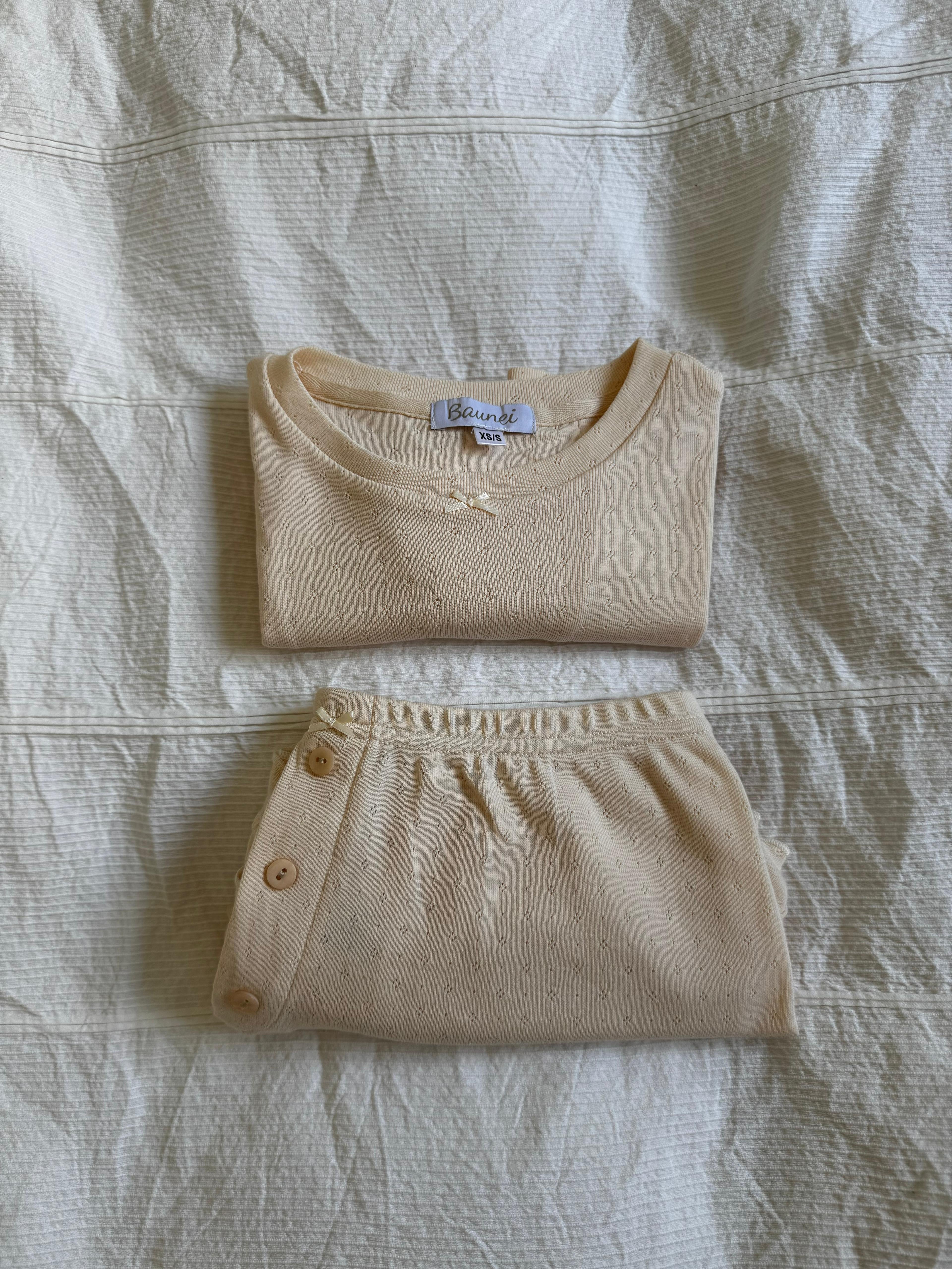 CALMA - T-SHIRT TOP Peach