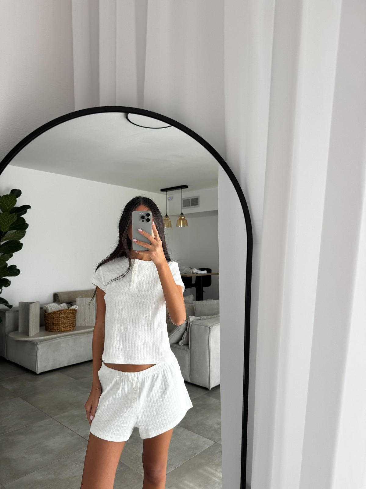 LUNA - T-SHIRT TOP White