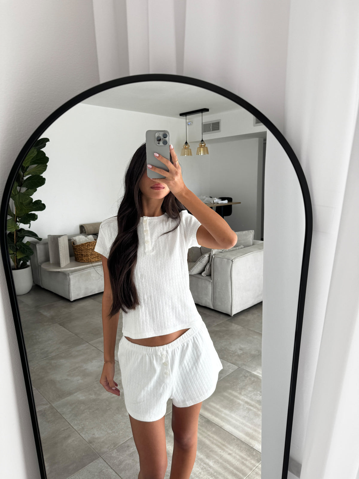 LUNA - T-SHIRT TOP White